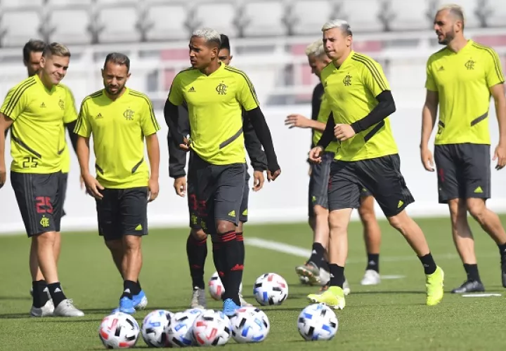 Jugadores del Flamengo. Foto:AP