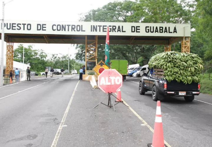 Puesto de control de Guabalá.