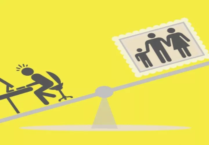 Work vs. Life. Credit: The New York Times Syndicate