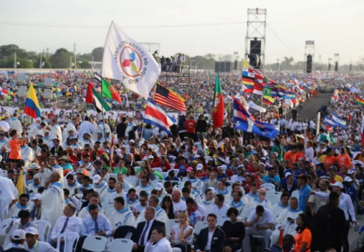 Panamá recibió peregrinos de unos 140 países.