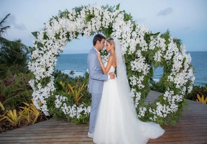 Kaká estuvo casado 10 años con Caroline Celico.
