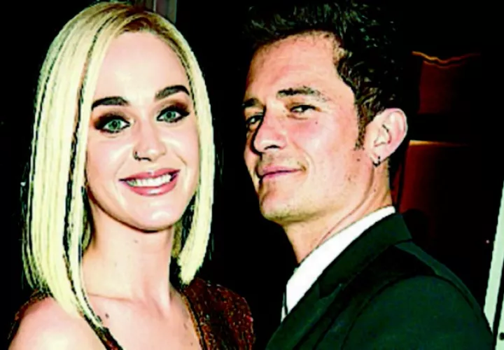 Katy Perry y Orlando Bloom.