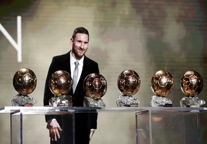 Messi tiene en su carrera seis Balones de Oro. Foto:AP