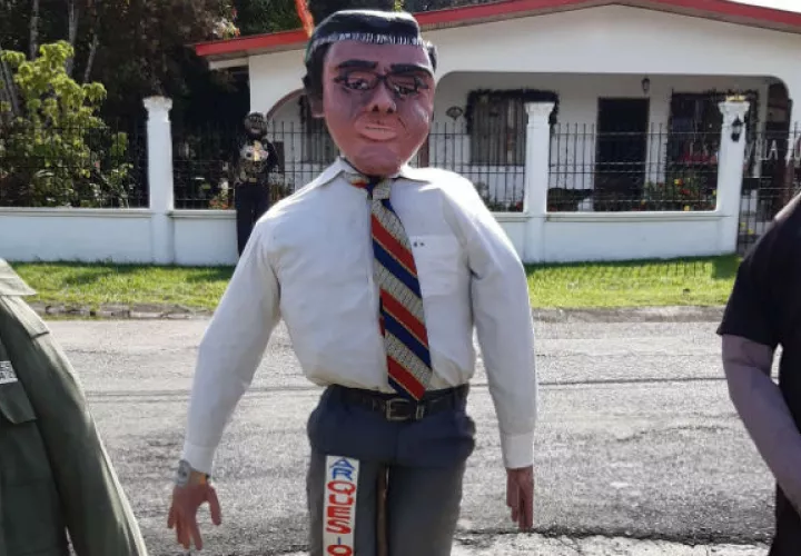 El diputado Arquesio Arias es uno de los personajes que serán quemados. Foto: Eric A. Montenegro. 