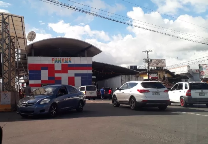 Instalaciones de Migración en Paso Canoas donde fueron trasladados los cinco haitianos.