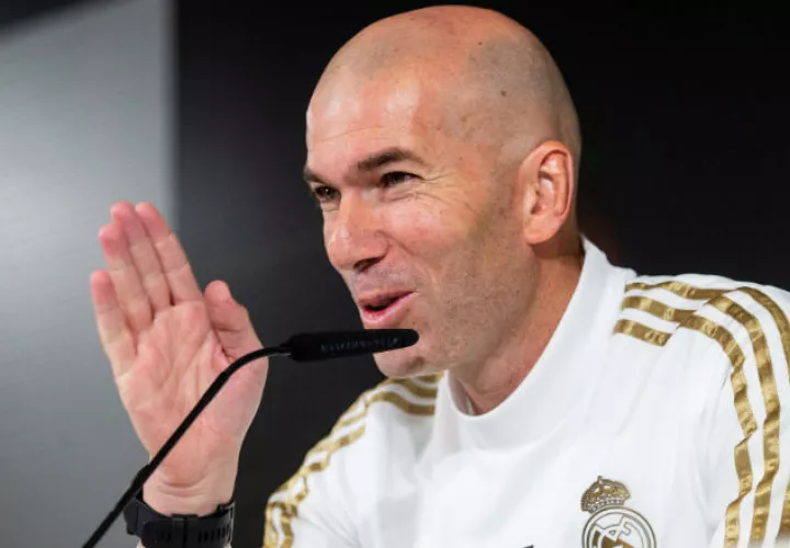 Zinedine Zidane, técnico del Real Madrid Foto EFE