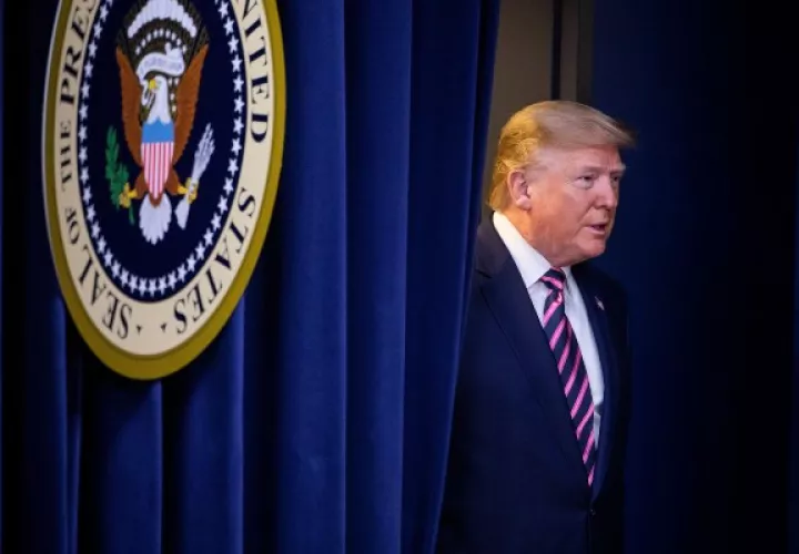 El comité aprobó las acusaciones políticas contra Donald Trump por 23 votos a favor y 17 en contra. FOTO/AP