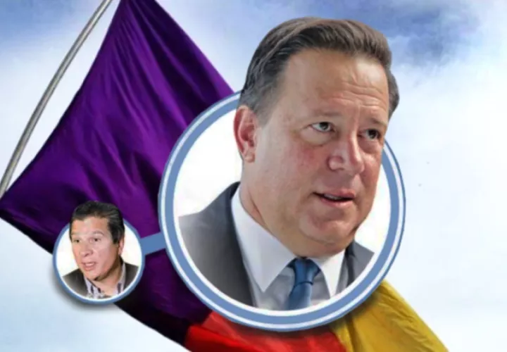 "Popi" y Juan Carlos Varela en el escrutinio hasta de su propio partido.