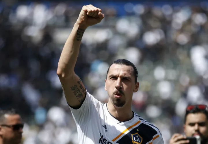 Zlatan Ibrahimovic pasó las últimas temporadas en la MLS. Foto AP