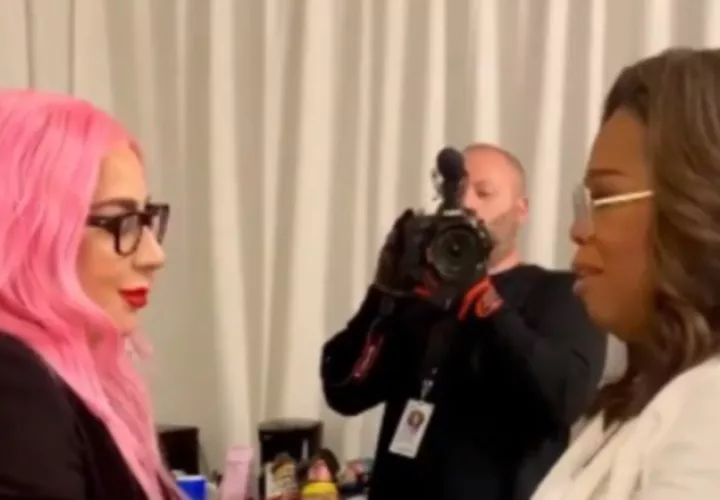 Lady Gaga y Oprah Winfrey.