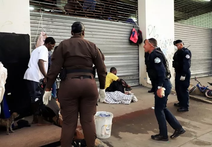 El operativo de la Alcaldía de Panamá duró tres horas.