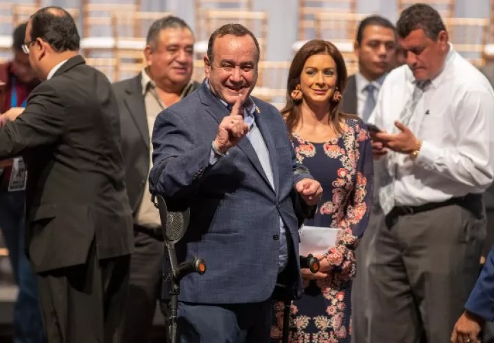 Alejandro Giammattei. FOTO/AP