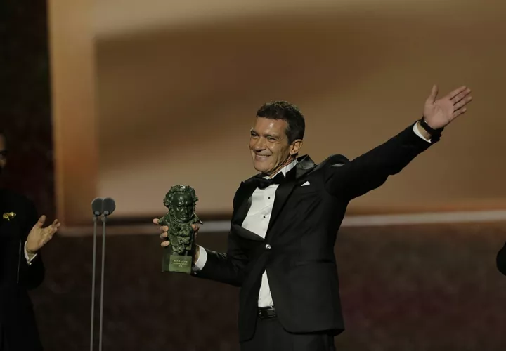 Antonio Banderas, se llevó el Goya a mejor actor protagonista. Foto: https://www.premiosgoya.com/