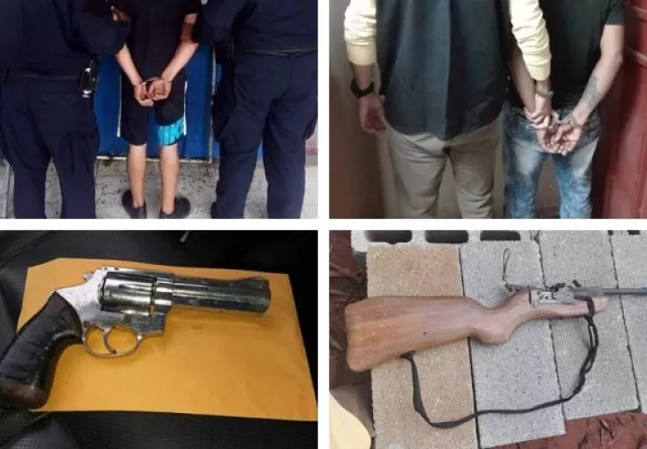 Ambos casos están por posesión de armas de forma ilegal. 
