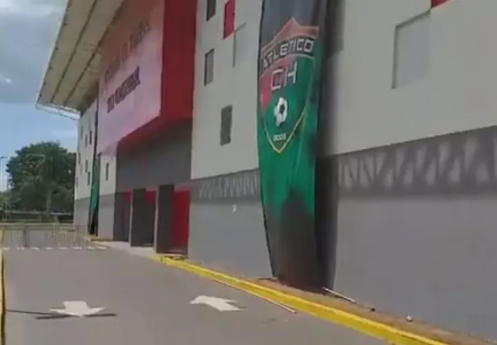 Fachada del estadio San Cristóbal en Chiriquí 