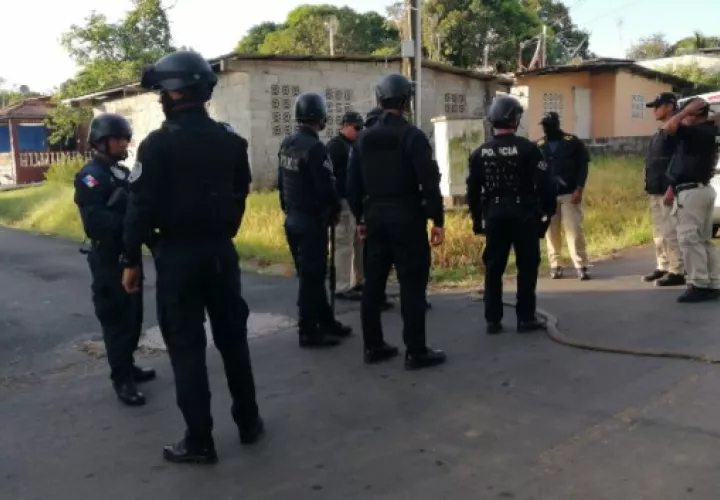 El director nacional de la PN Jorge Miranda, indicó que estos operativos se mantendrá para dar con la captura de los asesinos. Foto/Eric Montenegro