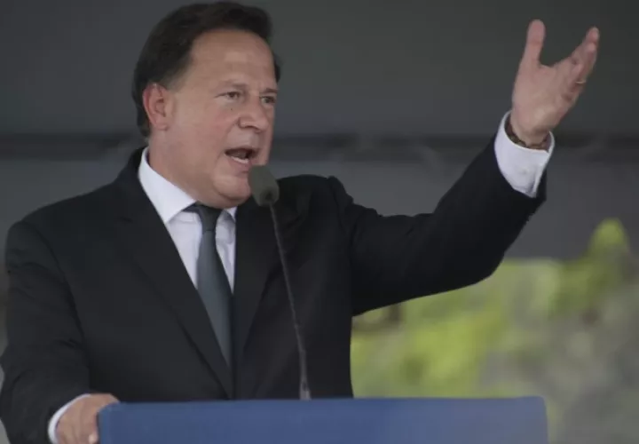 Crispiano Adames hizo fuertes señalamientos en contra del expresidente Juan Carlos Varela. Archivo
