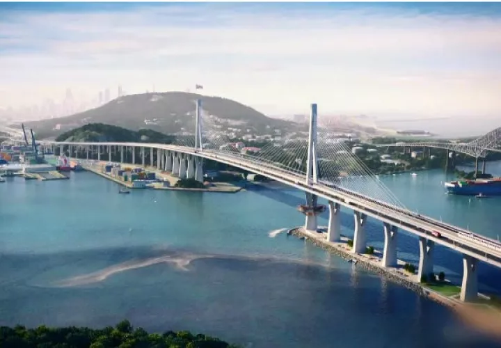La construcción del Cuarto Puente sobre el Canal de Panamá tiene un costo de $1,518 millones. 