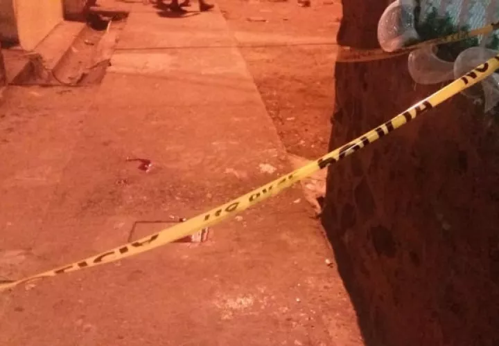 El crimen fue en las afueras de Colón. Foto: Diómedes Sánchez S. 