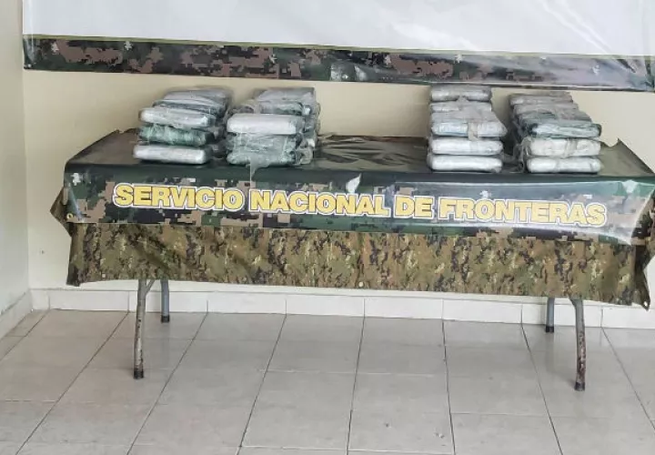 Droga decomisada.