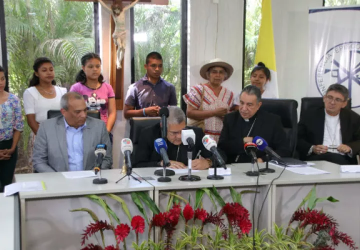 Firma de la Red Eclesial Ecológica Mesoamericana.