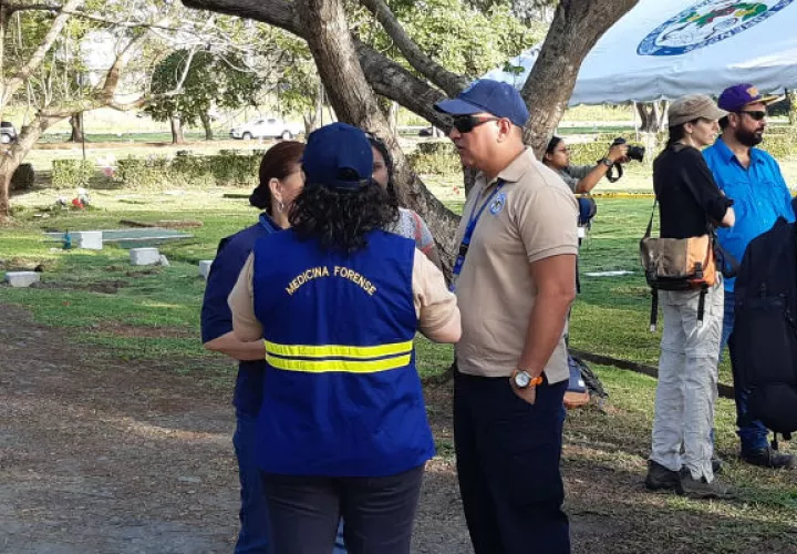 Este proceso de exhumación podría durar 60 días. Foto: KW Continente