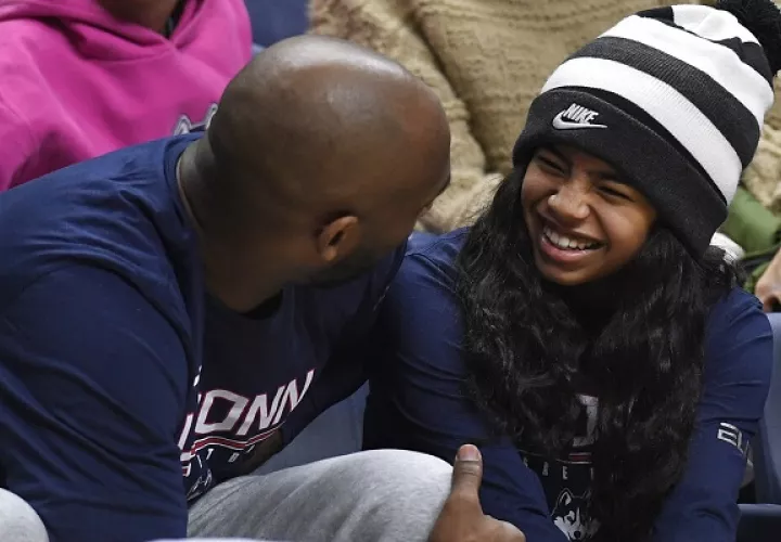Kobe y su hija Gianna.