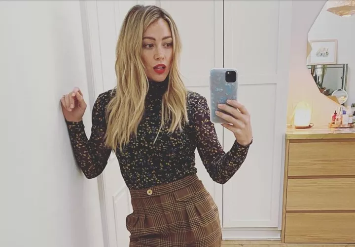 Hilary Duff, actriz y cantante. Foto: Instagram