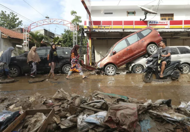 La mayoría de los fallecidos en Yakarta y Bogor. Foto: AP.