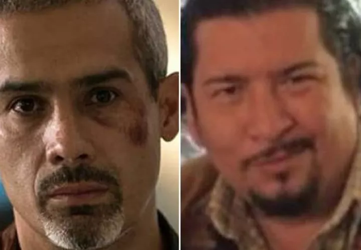 Los actores Jorge Navarro y Luis Gerardo Rivera.