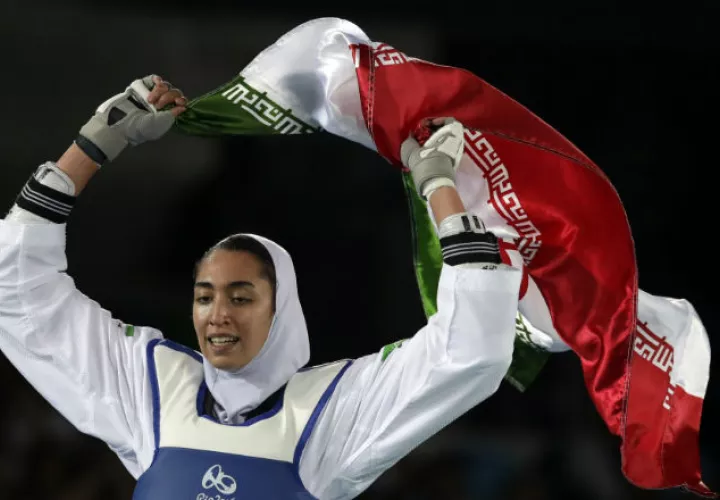 Kimia Alizadeh dejó un mensaje en Instagram. Foto AP