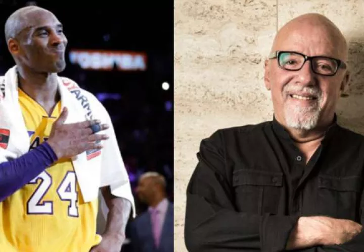 Kobe Bryant y Paulo Coelho. Foto: Tomada de internet