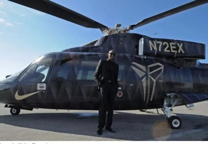 Helicóptero de Kobe Bryant . Foto: Tomada de Infobae