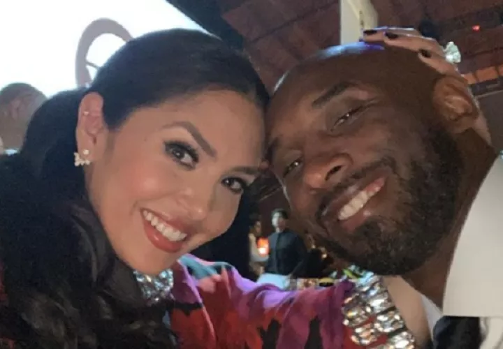 Vanessa junto a Kobe en 2019.