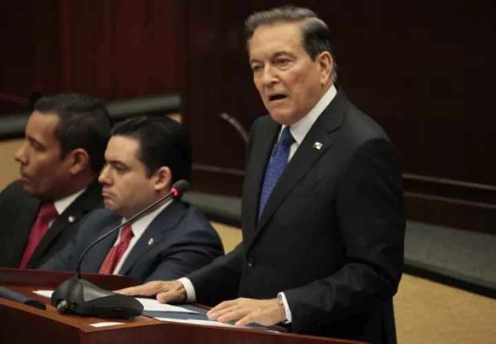 El presidente Laurentino Cortizo reconoció que lo que debería existir es una política de Estado sobre seguridad y que no haya planes de gobierno en gobierno. Archivo