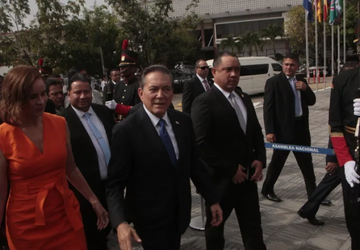 Laurentino Cortizo rindió un informe a la nación.