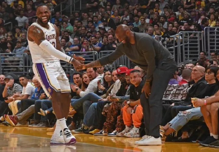 LeBron y Kobe eran buenos amigos.