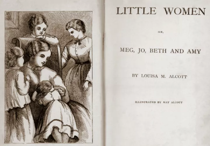 “Mujercitas” ha inspirado a generaciones de escritoras. Primera edición del libro, publicado en 1868. Foto / Orchard House, de Louisa May Alcott.