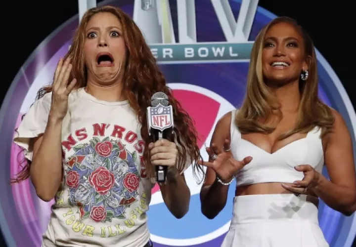 Shakira y J-Lo. EFE