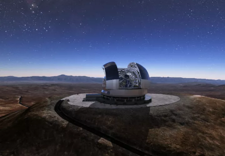 El Telescopio Europeo Extremadamente Grande funcionará en el 2025. Foto / L. Calçada.