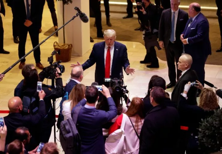 Donald Trump ha dicho en reiteradas ocasiones que ningún estadounidense resultó herido en el ataque con misiles iraníes el 8 de enero. FOTO/AP