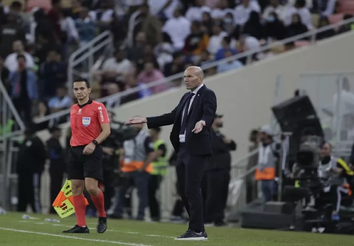 Zinedine Zidane lo más importante es darlo todo en la cancha .Foto :AP