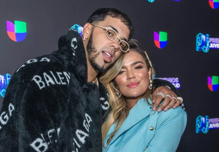 Anuel AA y Karol G. Foto: Instagram