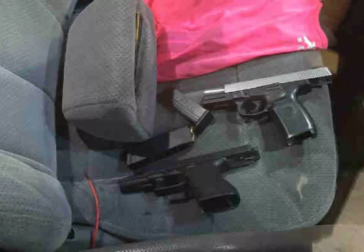 La Policía Nacional recuperó 29 armas de fuego. Foto/Cortesía