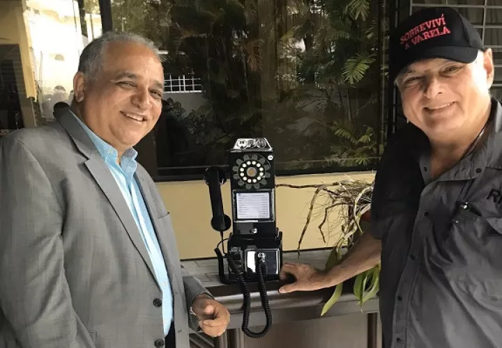 Luis Eduardo Camacho junto a Ricardo Martinelli