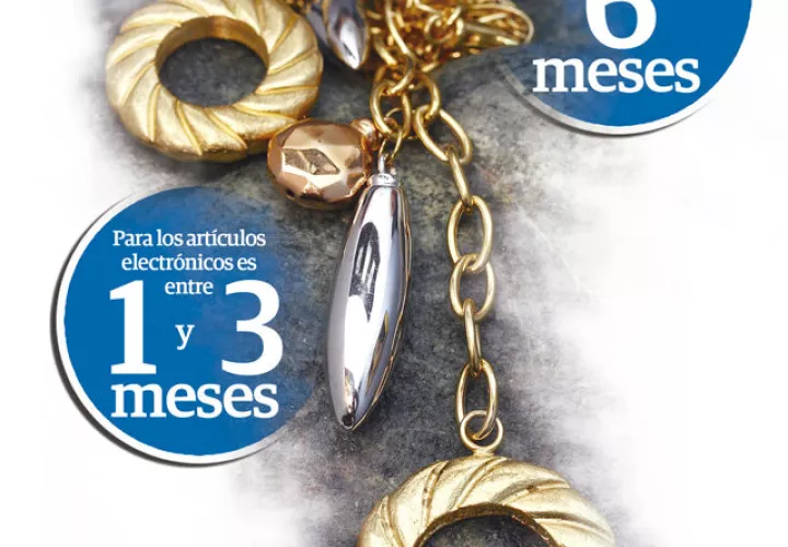 Las prendas de oro son las más empeñadas, pero cada vez más el panameño utiliza artículos electrónicos como televisión. 