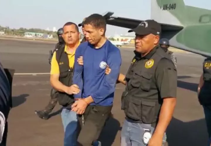 Gilberto Ventura Ceballos fue ubicado en El Salado, en Remedios, provincia de Chiriquí. Foto: Policía Nacional. 