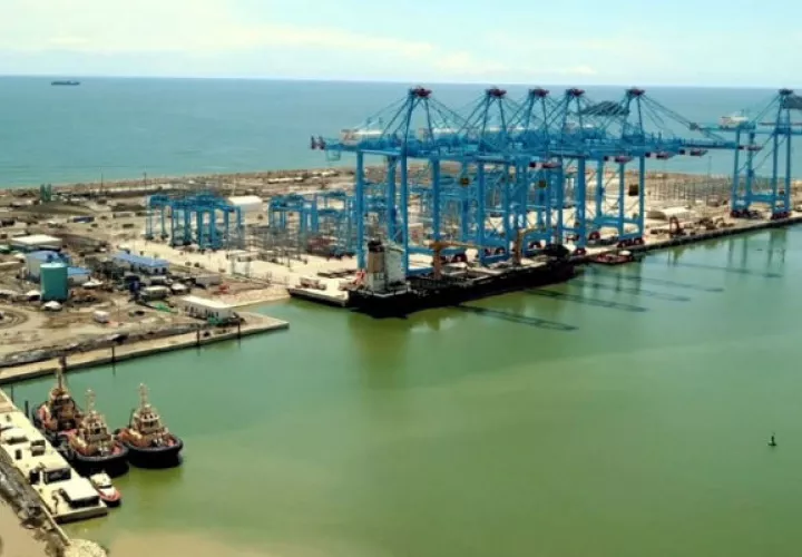 Terminal de contenedores de Moín, ubicada en Limón, en el Caribe de Costa Rica. EFE