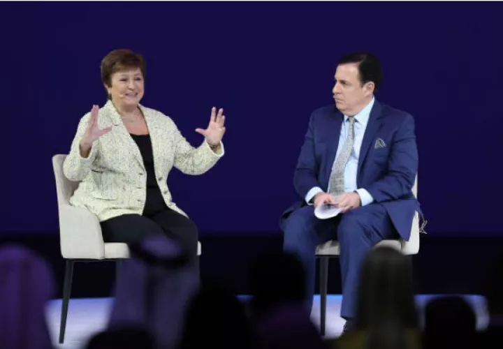Kristalina Georgieva, directora general del FMI. EFE