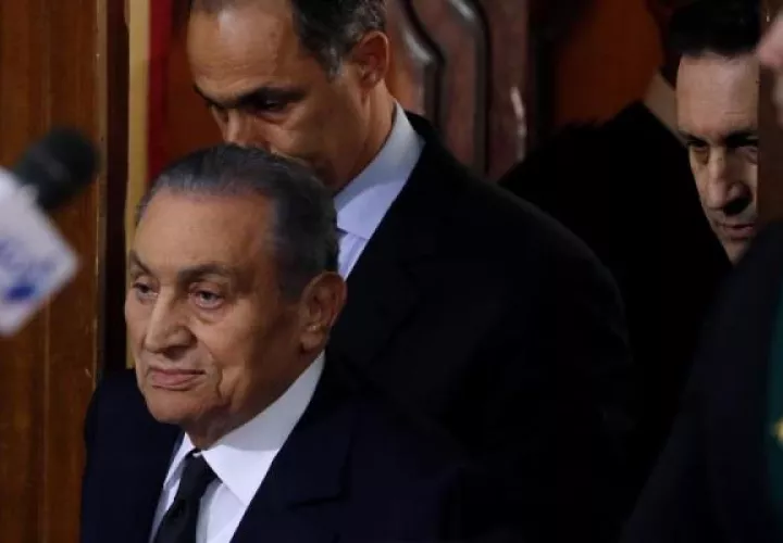 hosni Mubarak había sido sometido en enero a una operación y permanecía hospitalizado afectado por dolencias en su aparato gastrointestinal. FOTO/EFE